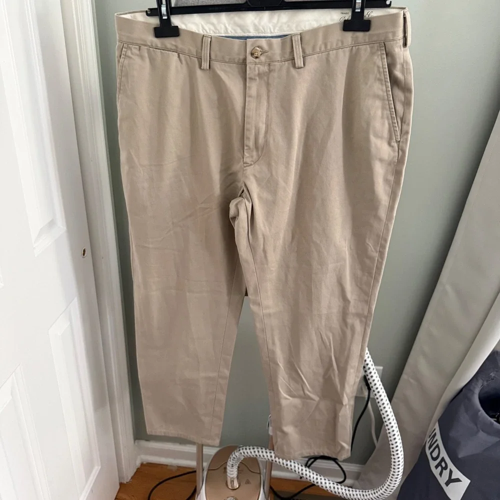 Polo Ralph Lauren Mens 38x29 Relaxed Fit Chino Pants Khaki 100% Cotton Twill